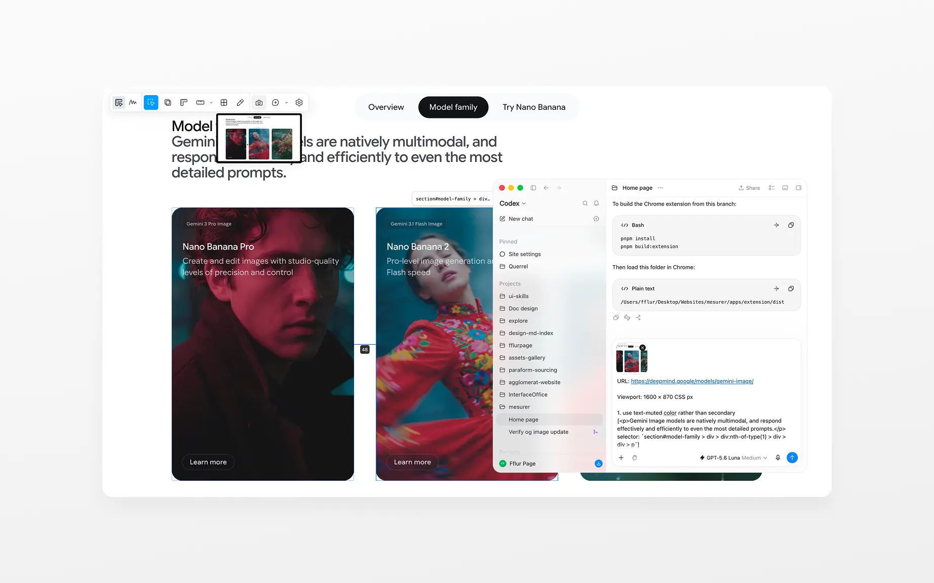 Share feature in Mesurer